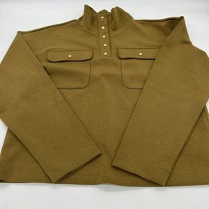 Scotch & Soda Olive Regular Fit Sweatshirt large NWT Flaw